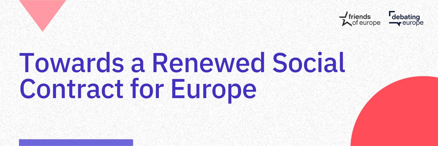 Friends of Europe's banner