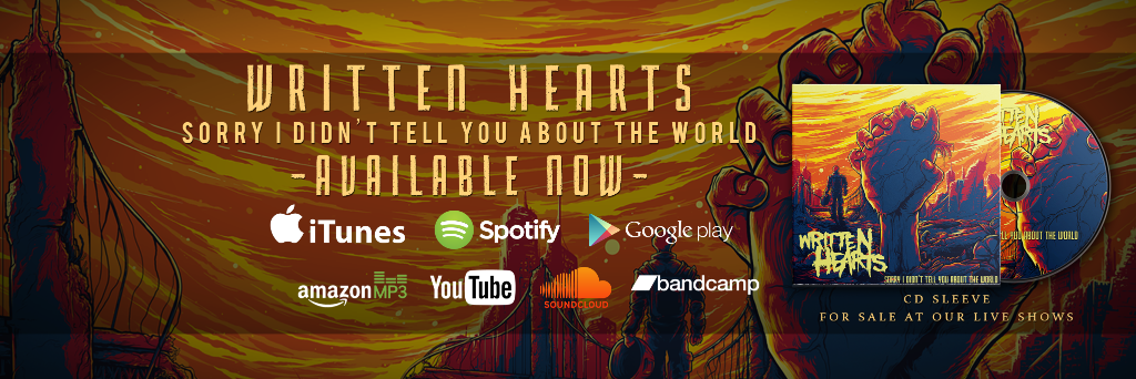 Written Hearts banner
