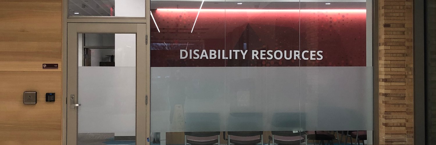 Disability Resources @ Texas A&M University banner