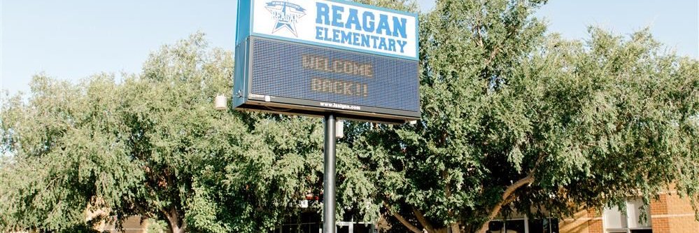 Reagan Magnet School banner