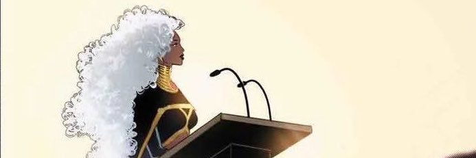 Quartz is seated for Wonder Man banner