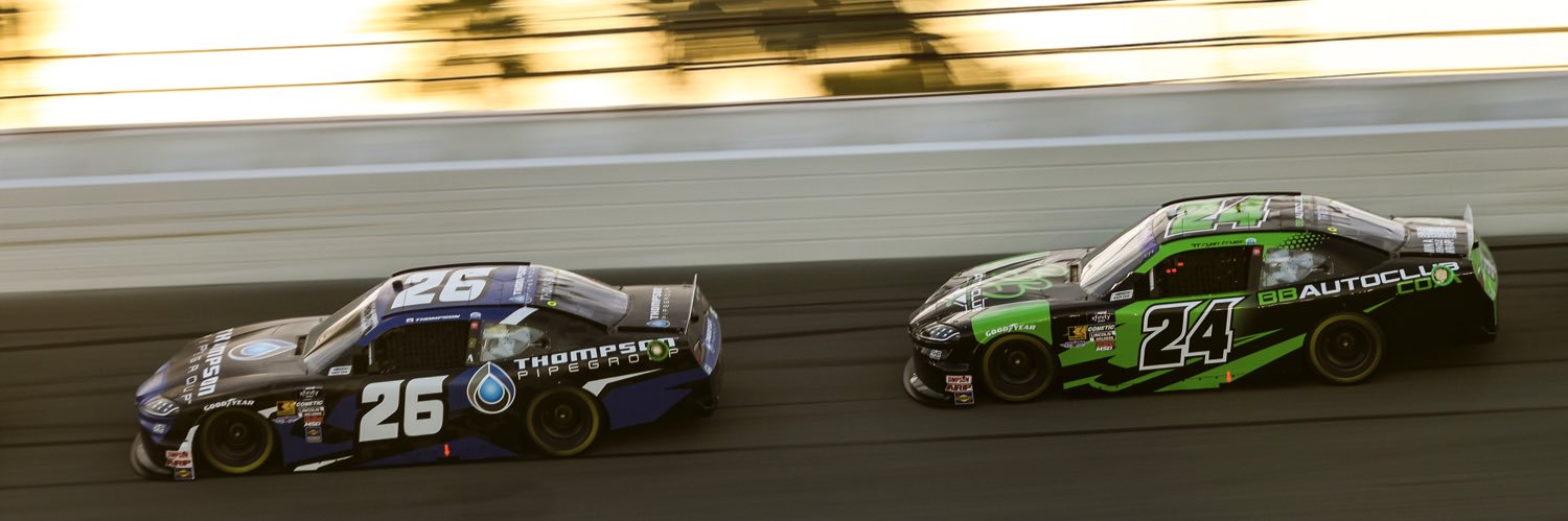 Sam Hunt Racing's banner