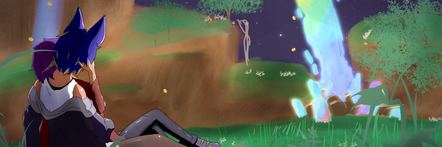 Mina the fruit fox banner