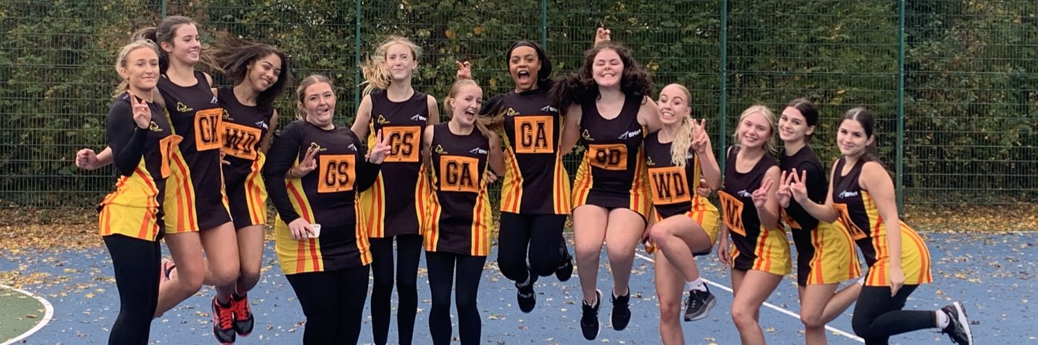 BMET Netball Squad banner