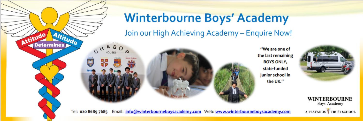 Winterbourne Boys' Academy banner