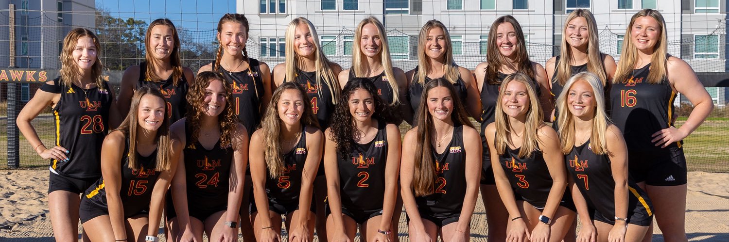 ULM Beach Volleyball banner