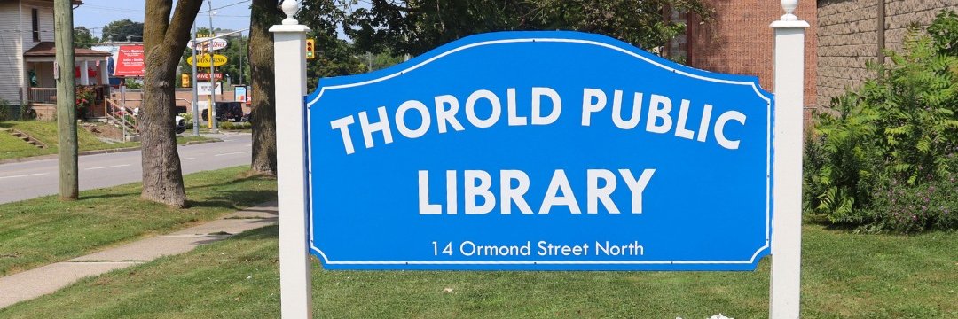 Thorold Public Library banner