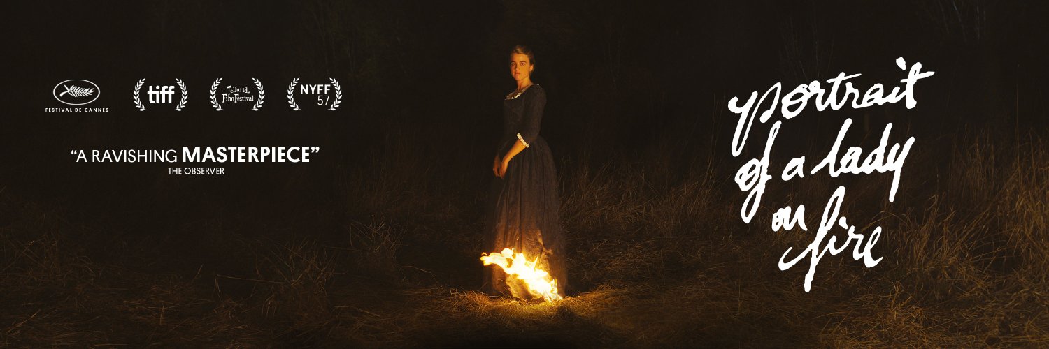 Portrait of a Lady on Fire banner