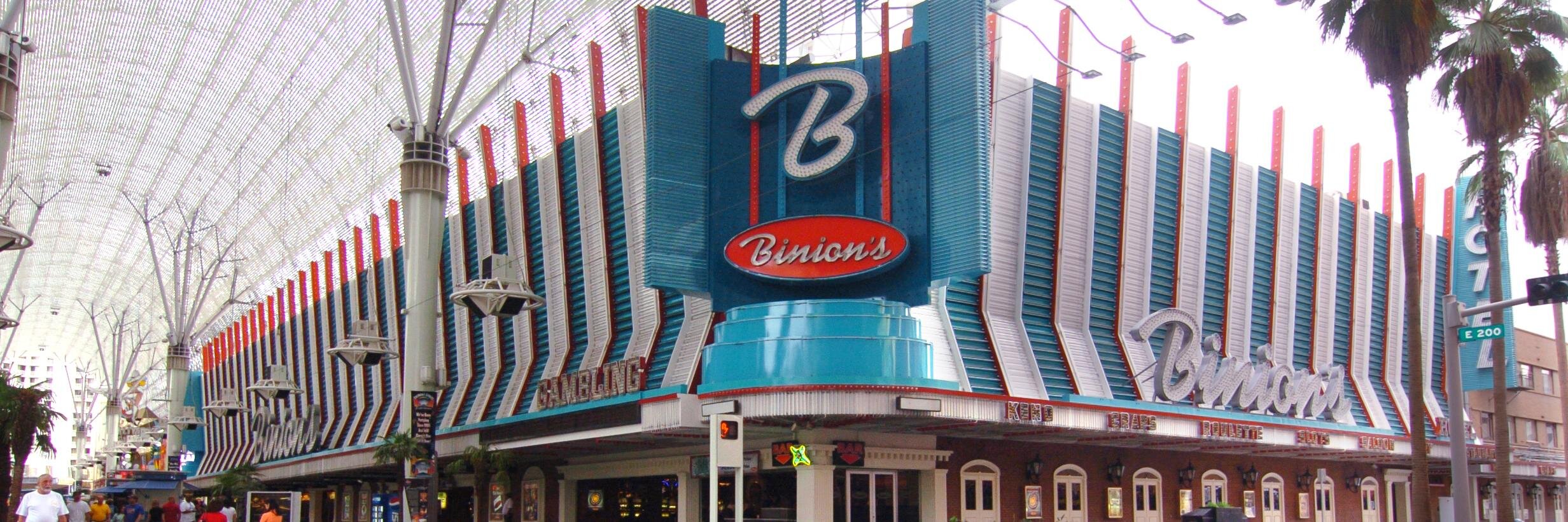 Binion's banner