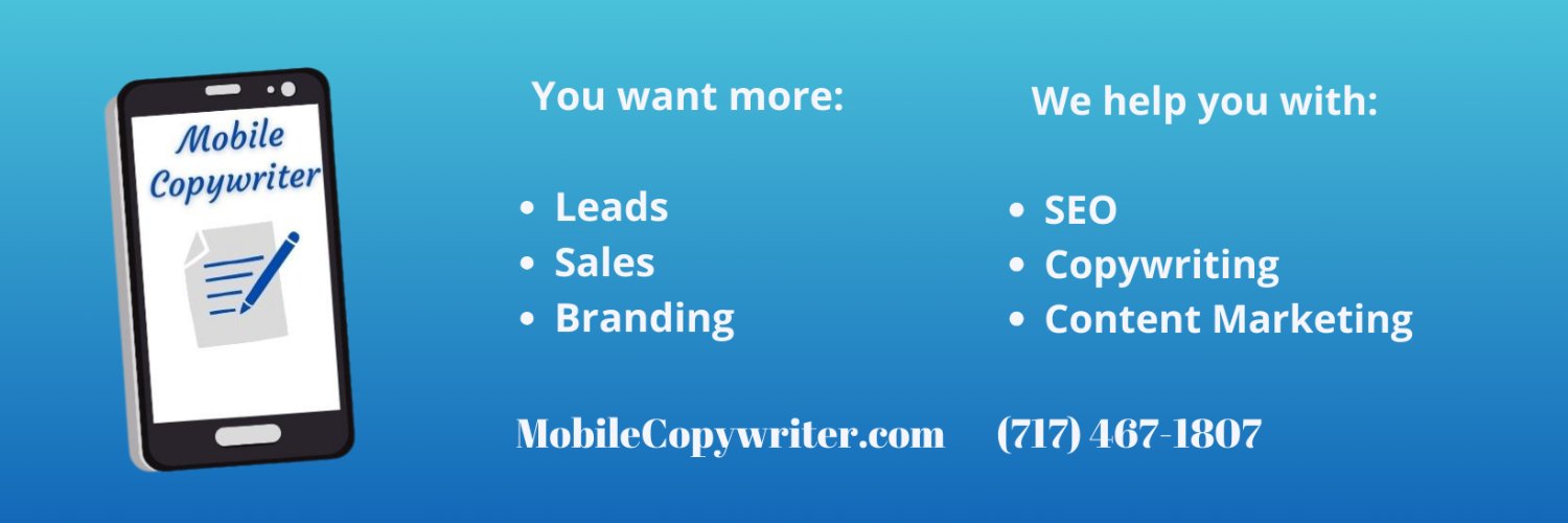 Mobile Copywriter banner
