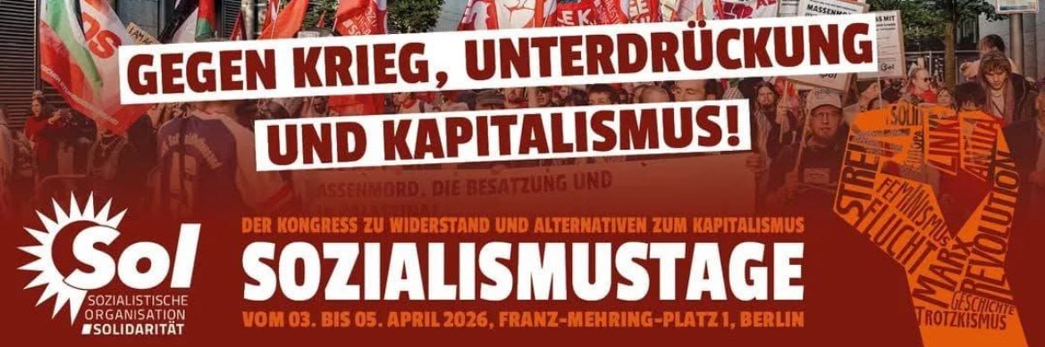 Sol - Sozialistische Organisation Solidarität banner