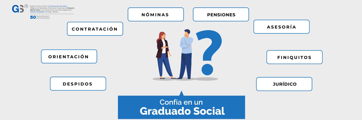 Colegio Oficial de Graduados Sociales de Navarra banner