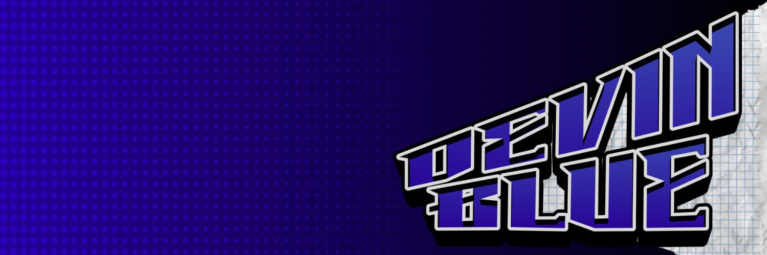 Devin Blue banner