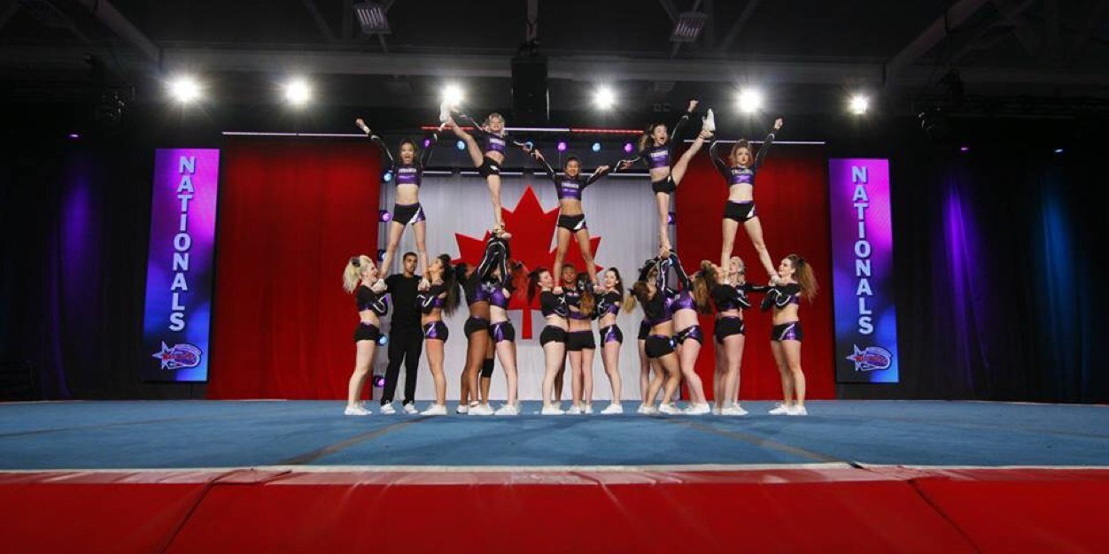 Thunder Cheerleading banner