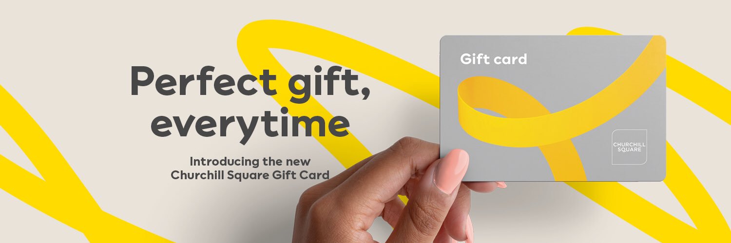 Churchill Square banner