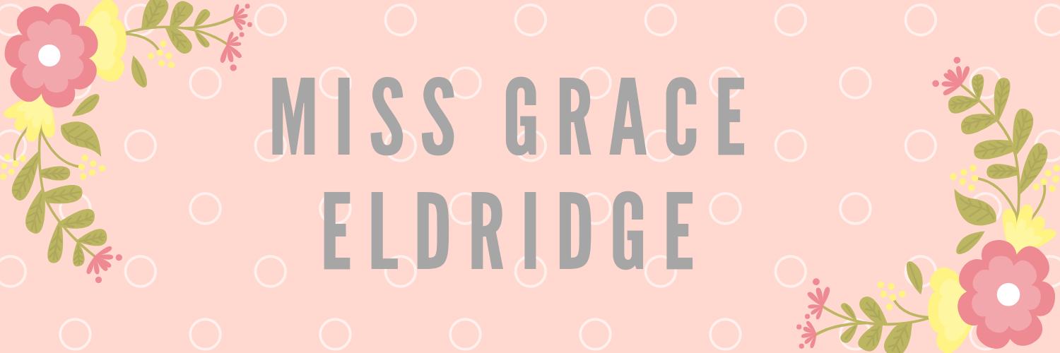 Grace Eldridge #gccedu banner