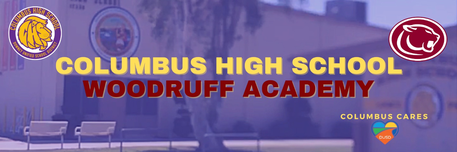 Columbus HS / Woodruff Academy banner