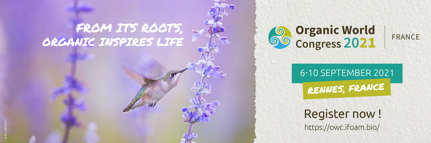 Organic World Congress 2021 banner