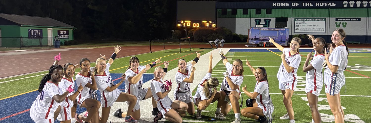 Woodstock Girls Flag Football banner