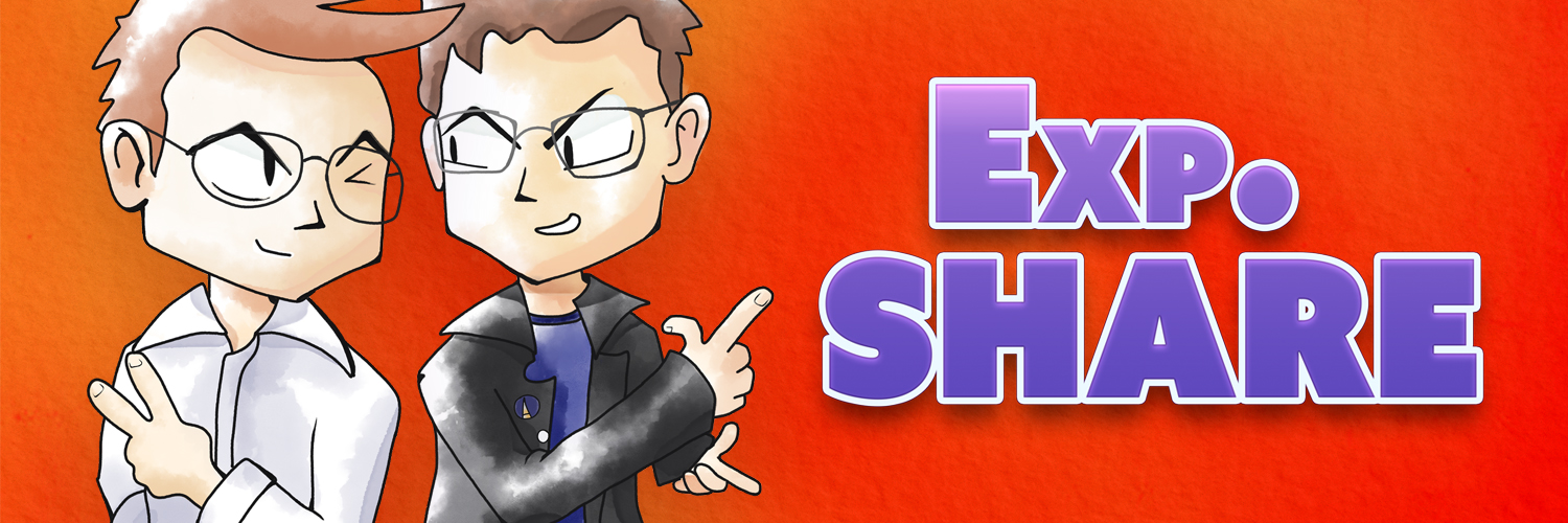 EXP. Share: Pokémon Playthrough Podcast banner