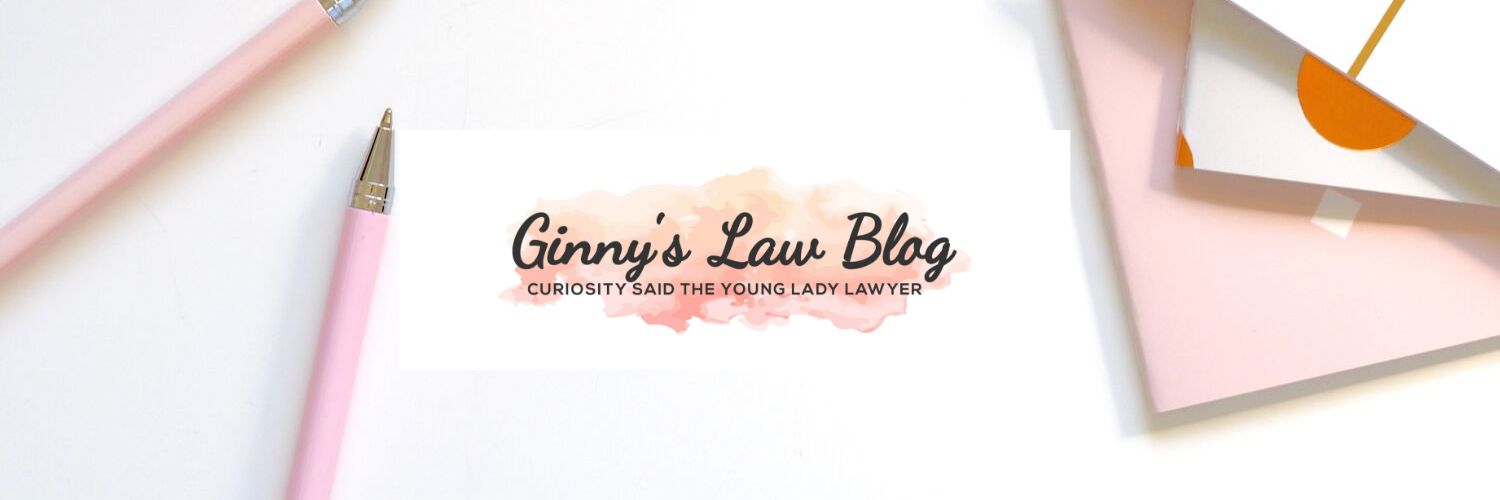 Ginny's Law Blog banner