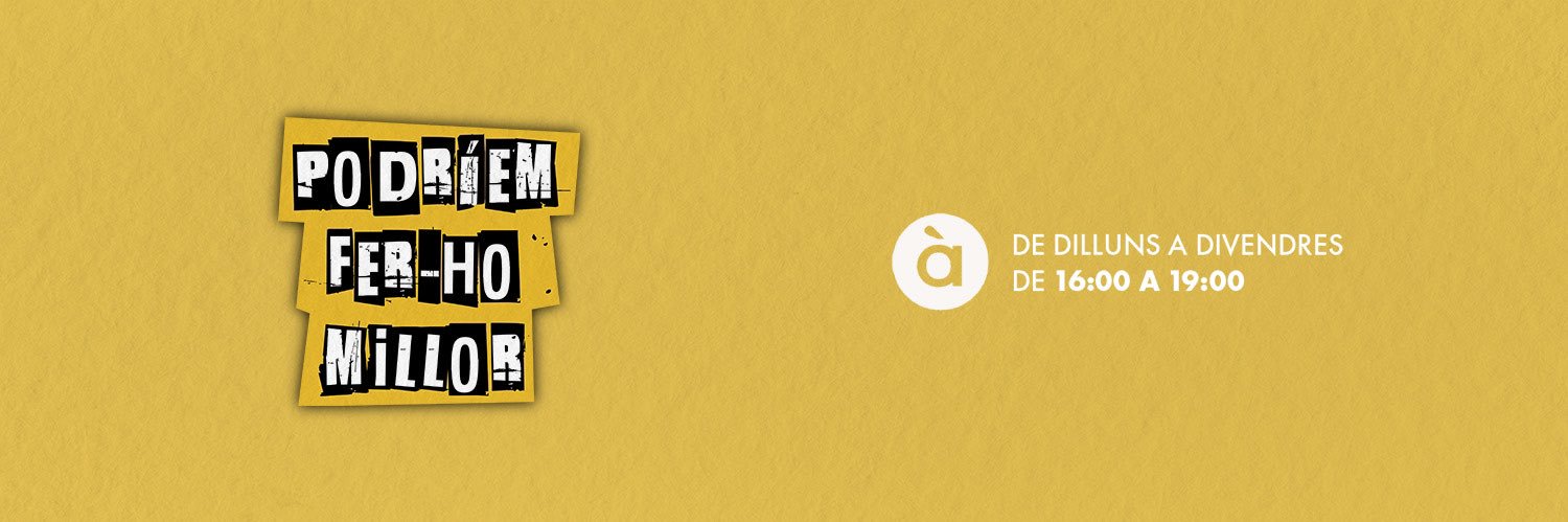 Podríem Fer-ho Millor banner