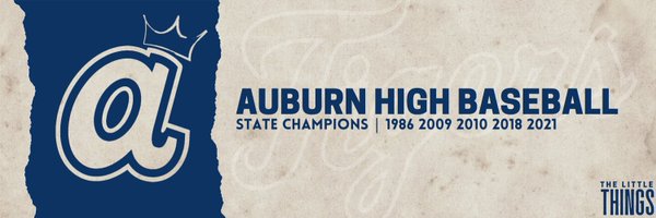 Auburn High Baseball Profile Banner