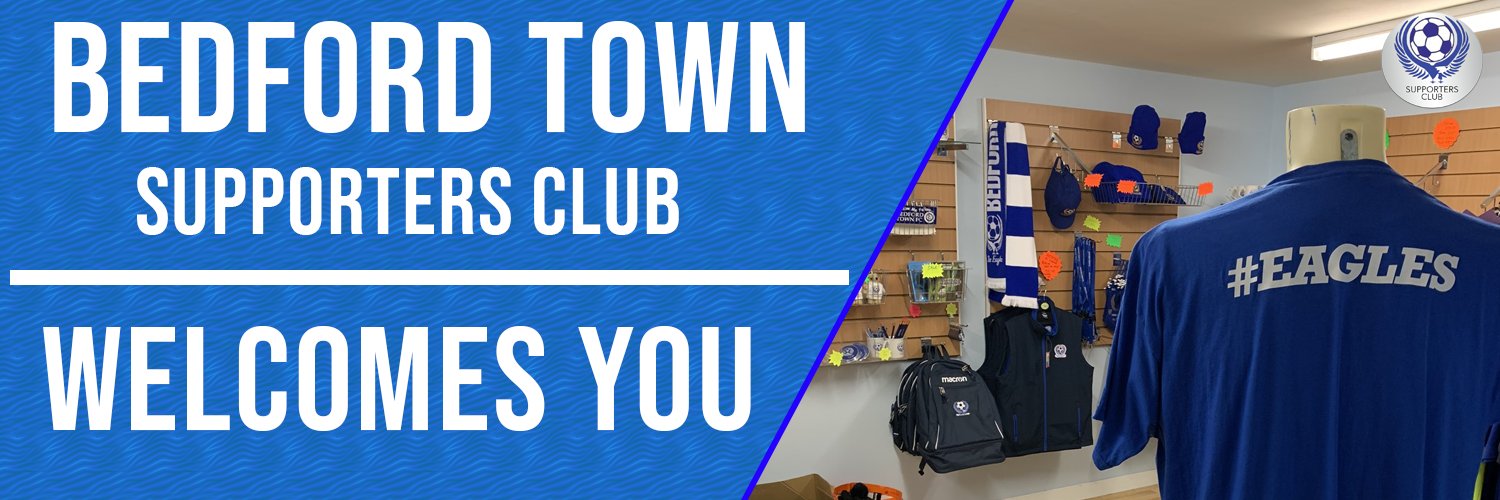 Bedford Town FC Supporters Club banner