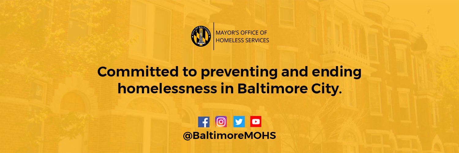 Baltimore City Mayor's Office of Homeless Services Profile Banner