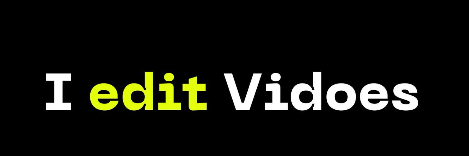 Yeyeboo🥷🏼| Video editor's banner