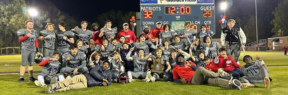 Parrott Academy Football banner