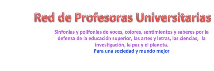 Red Profesoras Universitarias banner