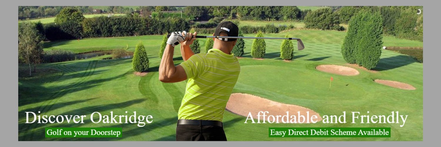 Oakridge Golf Club banner