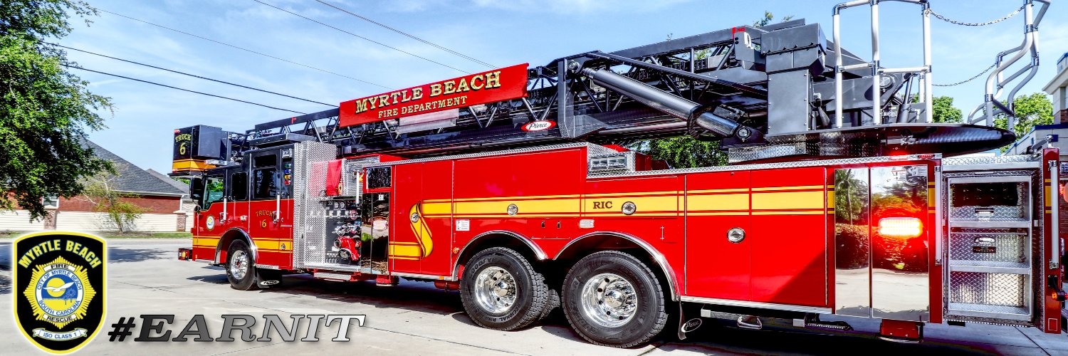 Myrtle Beach Fire Dept banner
