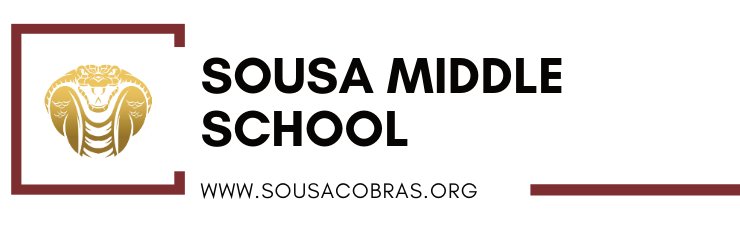 Sousa Middle School banner