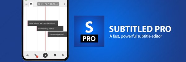 Subtitled Pro Profile Banner