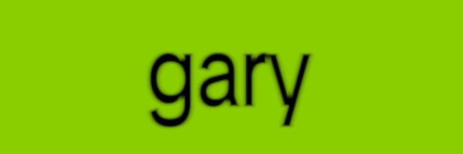 Gary banner
