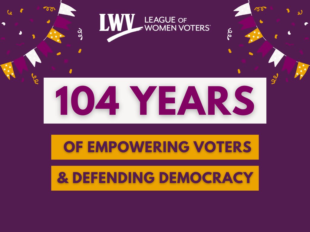 League of Women Voters Beach Cities banner