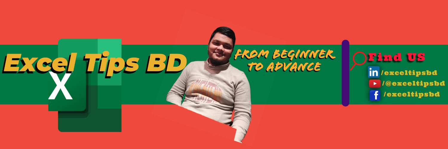 Exceltipsbd's profile banner image