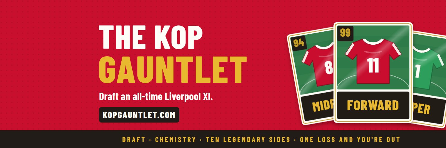 TheKopGauntlet's profile banner image
