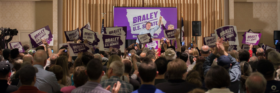 Braley for Iowa banner