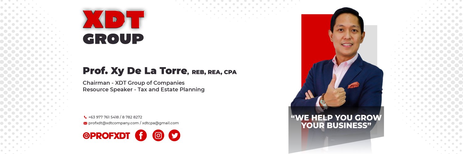 Prof. Xy De La Torre banner