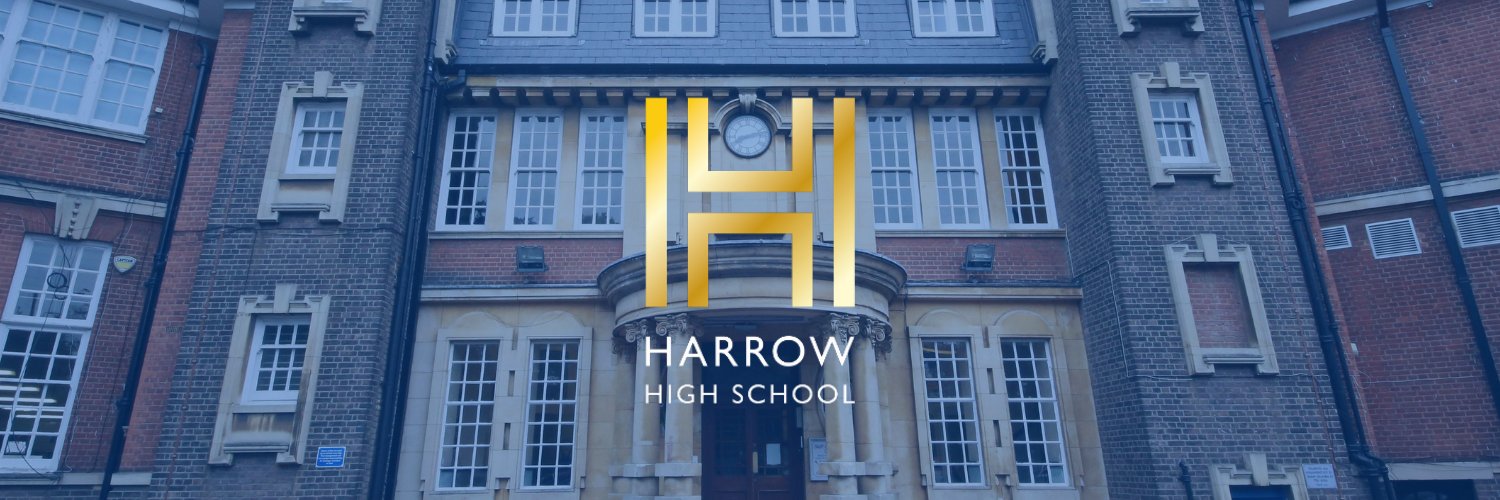 Harrow High School banner
