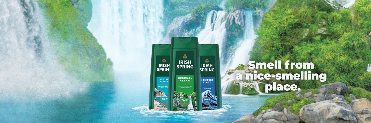 Irish Spring banner
