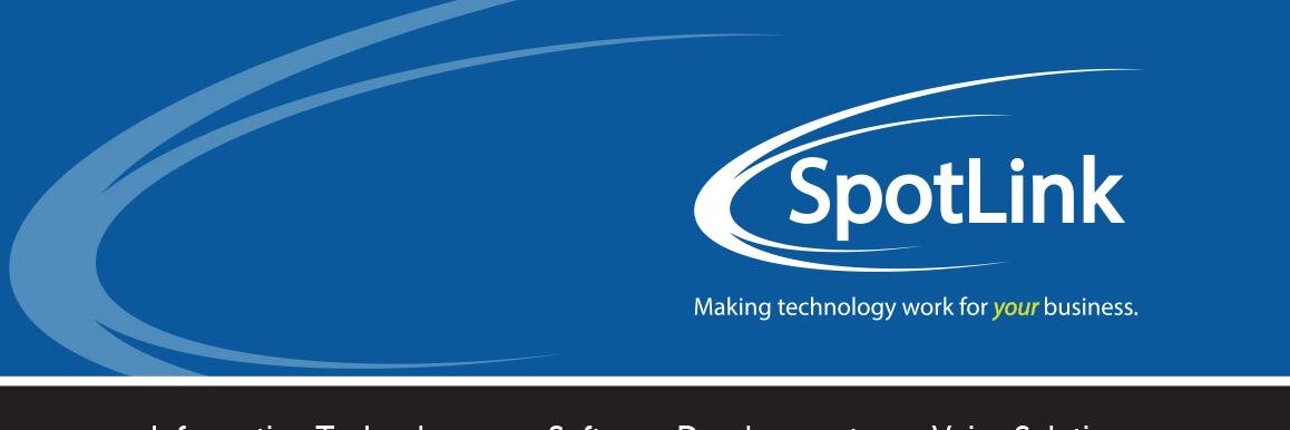 SpotLink banner