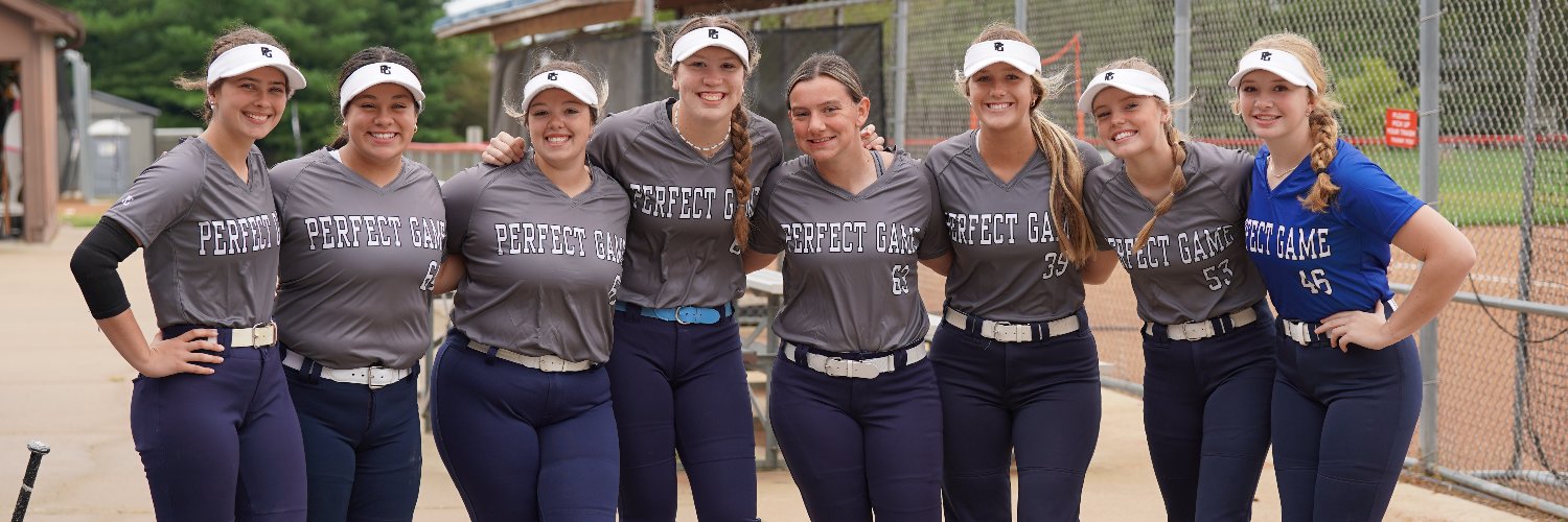 Perfect Game Softball's banner