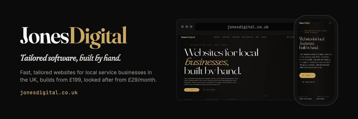 JonesDigitalCo's profile banner image
