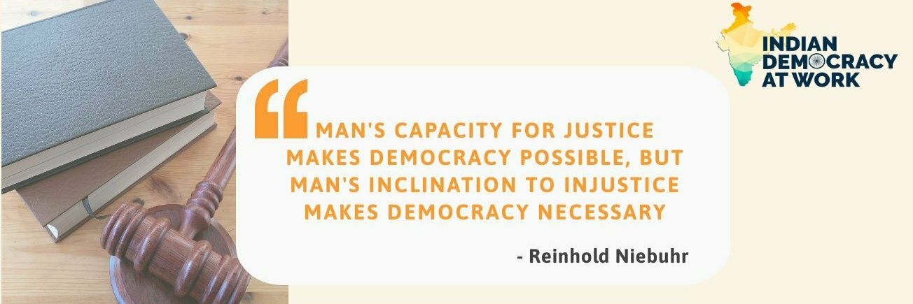 Indian Democracy at Work banner