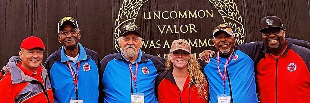 Stars and Stripes Honor Flight banner