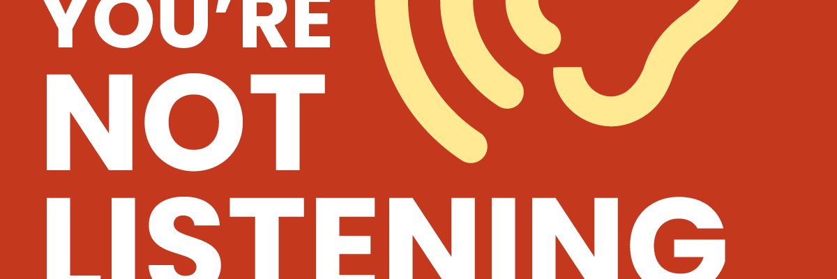 You're Not Listening: A Music Podcast banner